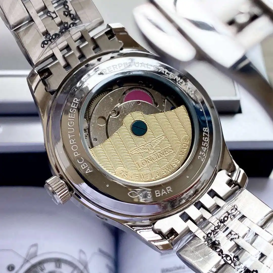 General Watches Watch Men's watch with original fully automatic mechanical movement, top-grade 316 stainless steel case and strap, mineral super mirror, diameter 40mm KK04450 1 view 2