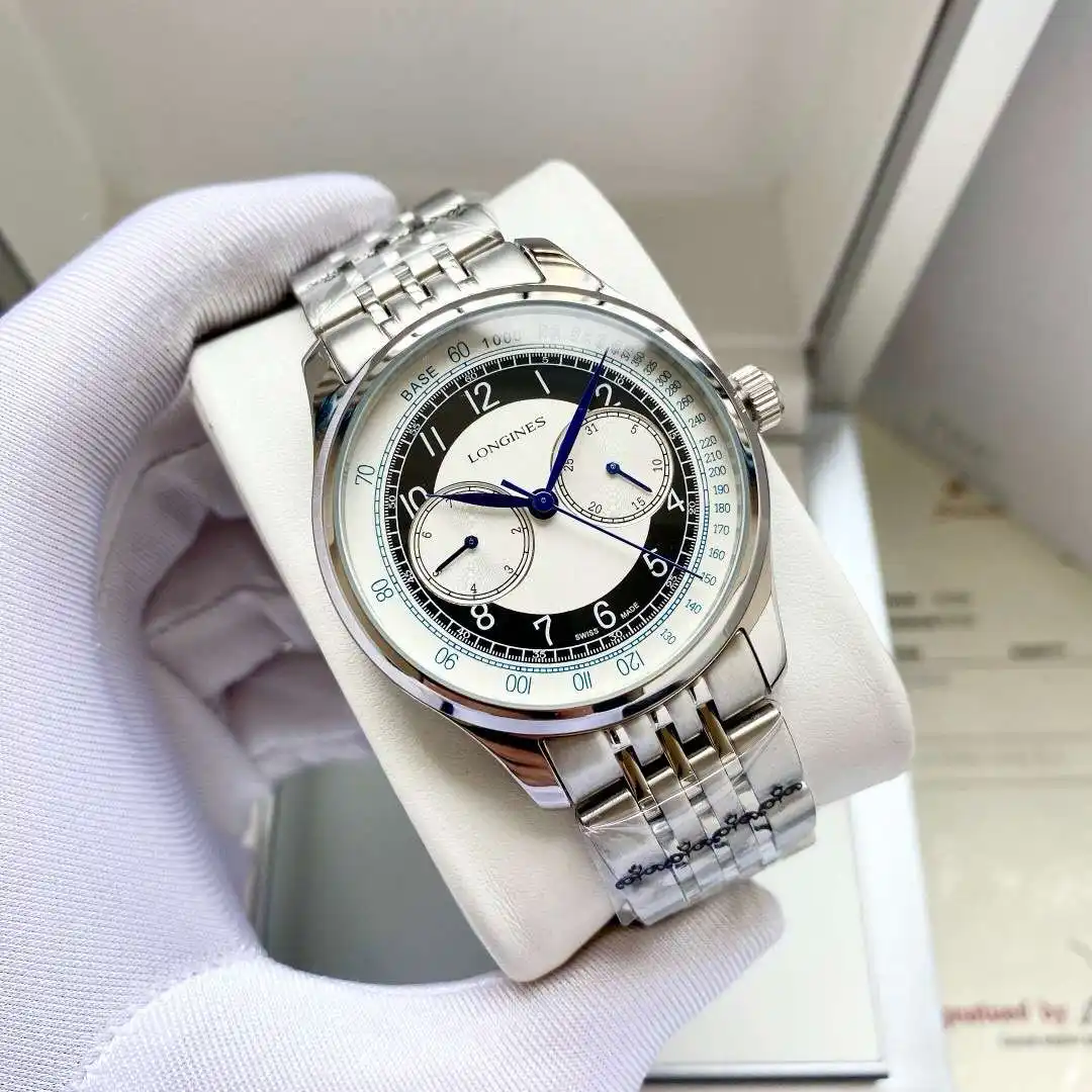 General Watches Watch Men's watch with original fully automatic mechanical movement, top-grade 316 stainless steel case and strap, mineral super mirror, diameter 40mm KK04450 1 view 9