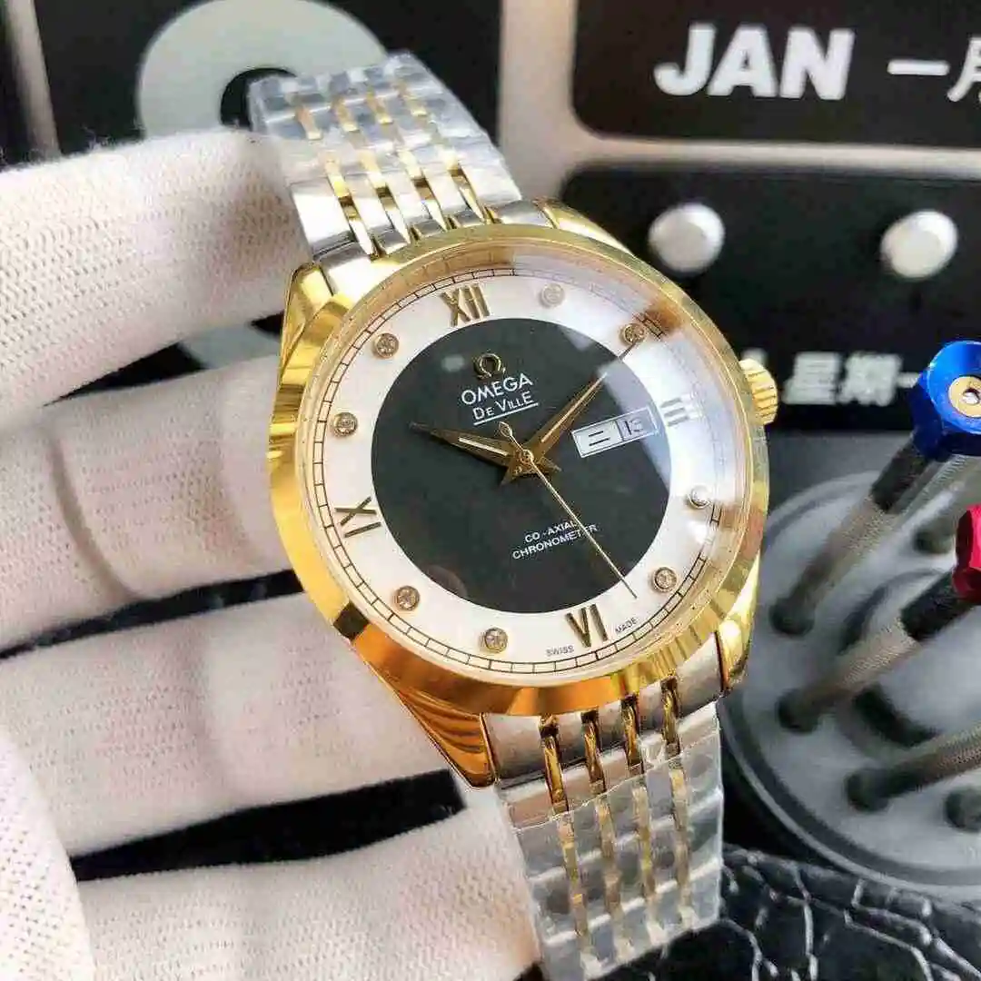 General Watches Omega Watch Men's Watch Paired with Original Fully Automatic Mechanical Movement Top Grade 316 Precision Steel Case Case with Mineral Super Strong Mirror Diameter 42mm KK04950 1 view 6