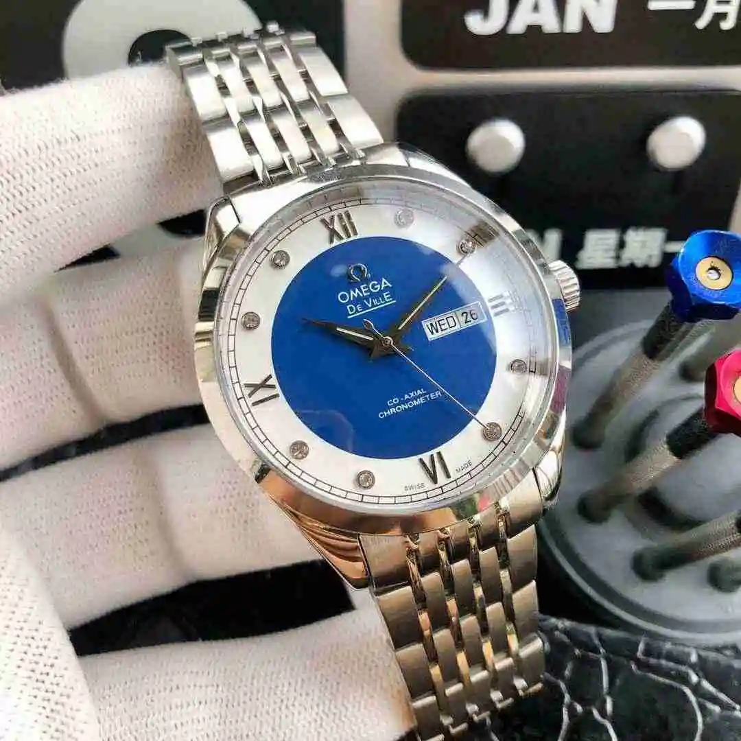 General Watches Omega Watch Men's Watch Paired with Original Fully Automatic Mechanical Movement Top Grade 316 Precision Steel Case Case with Mineral Super Strong Mirror Diameter 42mm KK04950 1 view 8