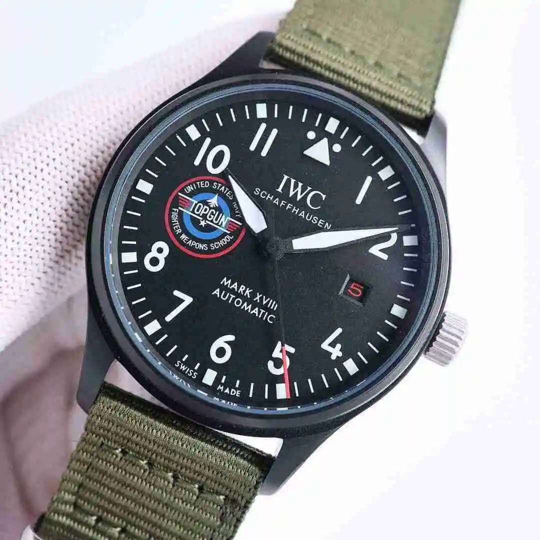 General Watches IWC Wanguo Watch Men's Watch Paired with Original Fully Automatic Mechanical Movement Top Grade 316 Precision Steel Case with Mineral Super Strong Mirror Diameter 41mm kk07800 view 6