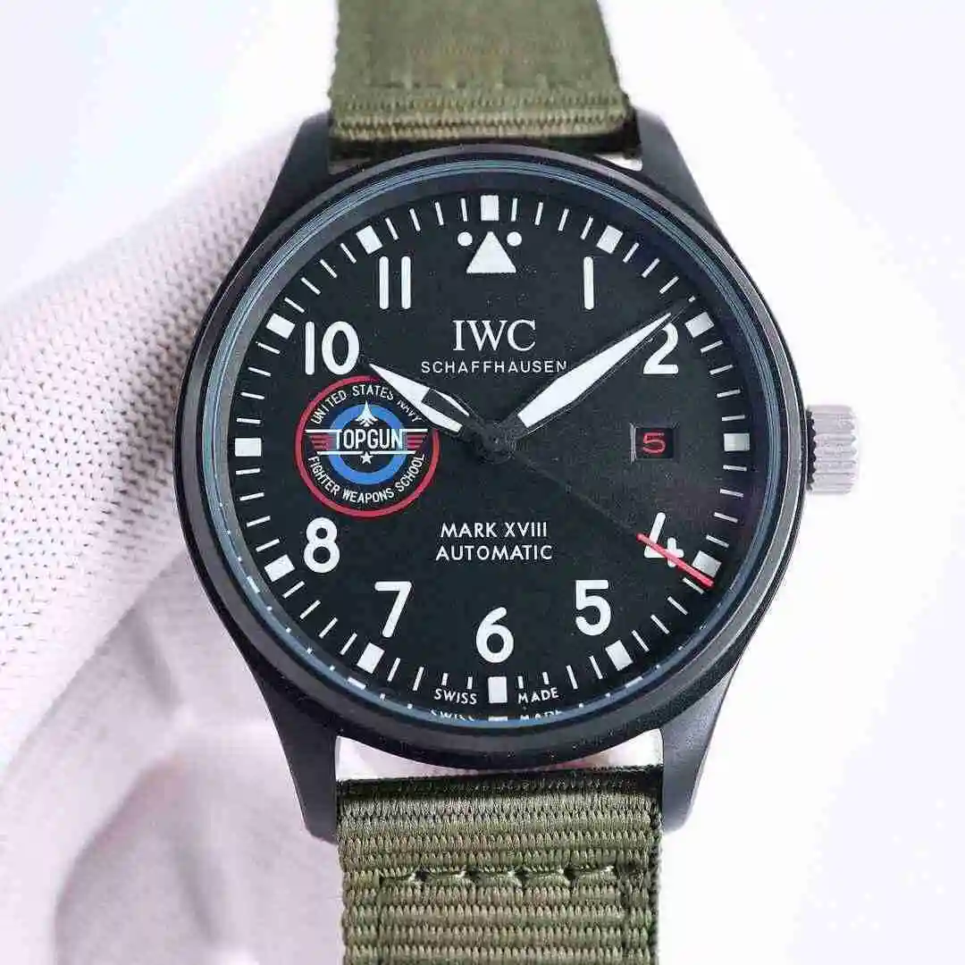 General Watches IWC Wanguo Watch Men's Watch Paired with Original Fully Automatic Mechanical Movement Top Grade 316 Precision Steel Case with Mineral Super Strong Mirror Diameter 41mm kk07800 view 7
