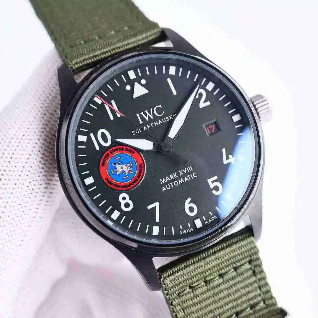 General Watches IWC Wanguo Watch Men's Watch Paired with Original Fully Automatic Mechanical Movement Top Grade 316 Precision Steel Case with Mineral Super Strong Mirror Diameter 41mm kk07800 view 9