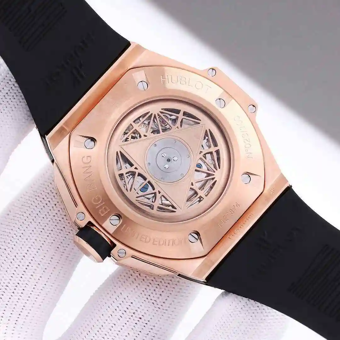 General Watches Hublot Yubo Watch Men's Watch Paired with Original Fully Automatic Mechanical Movement, Top Grade 316 Precision Steel Case with Mineral Super Strong Mirror Diameter 45mm kk013500 view 3
