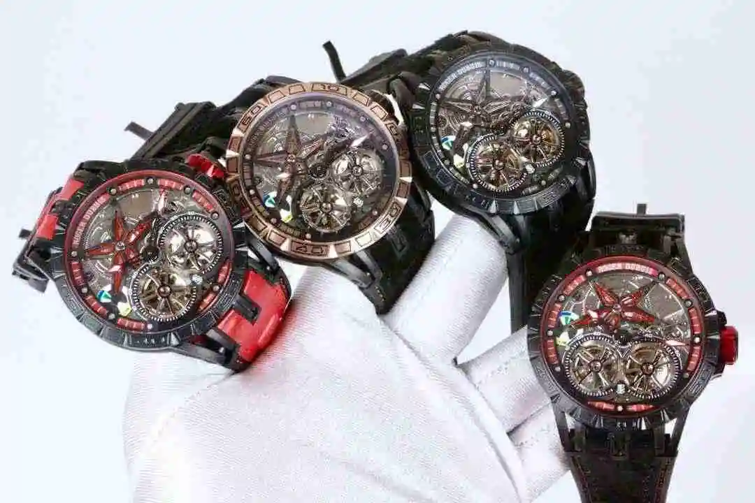 General Watches Roger Duby White 630 Rose Black 650 Watch view 2
