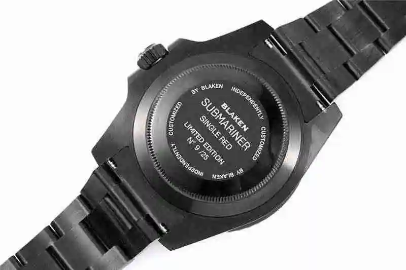 General Watches Rolex Blaken 904L Danhong Black Ghost 40mm Watch view 3