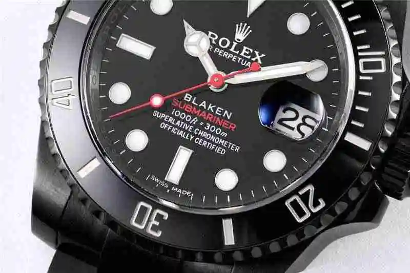 General Watches Rolex Blaken 904L Danhong Black Ghost 40mm Watch view 7