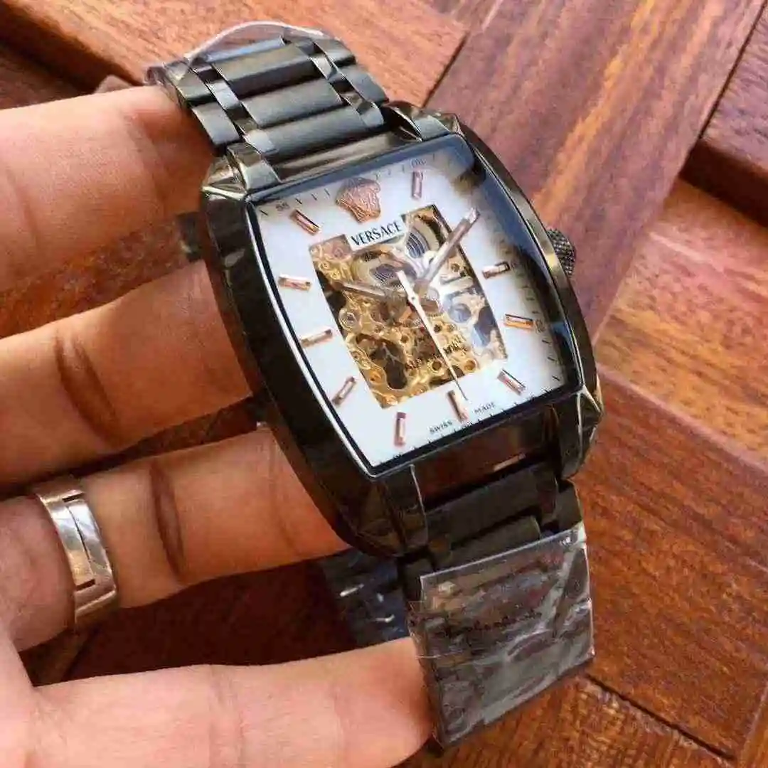 General Watches Versace white 420 rose gold black 440 Watch view 4