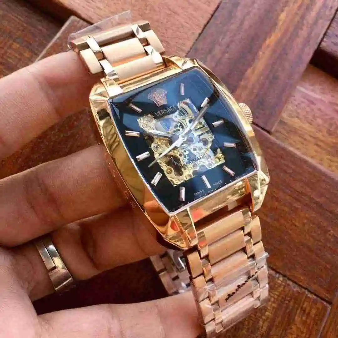 General Watches Versace white 420 rose gold black 440 Watch view 5