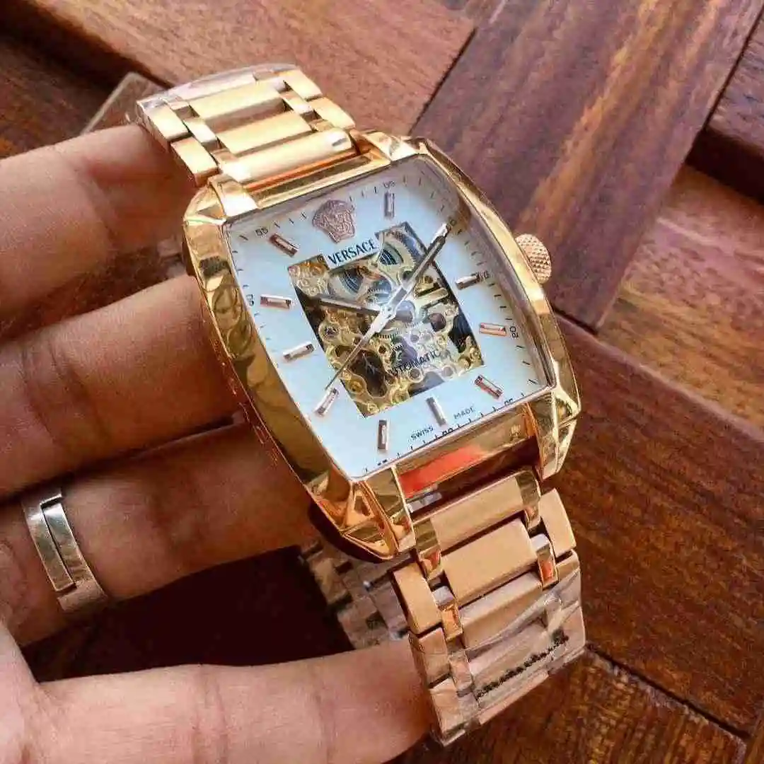 General Watches Versace white 420 rose gold black 440 Watch view 6