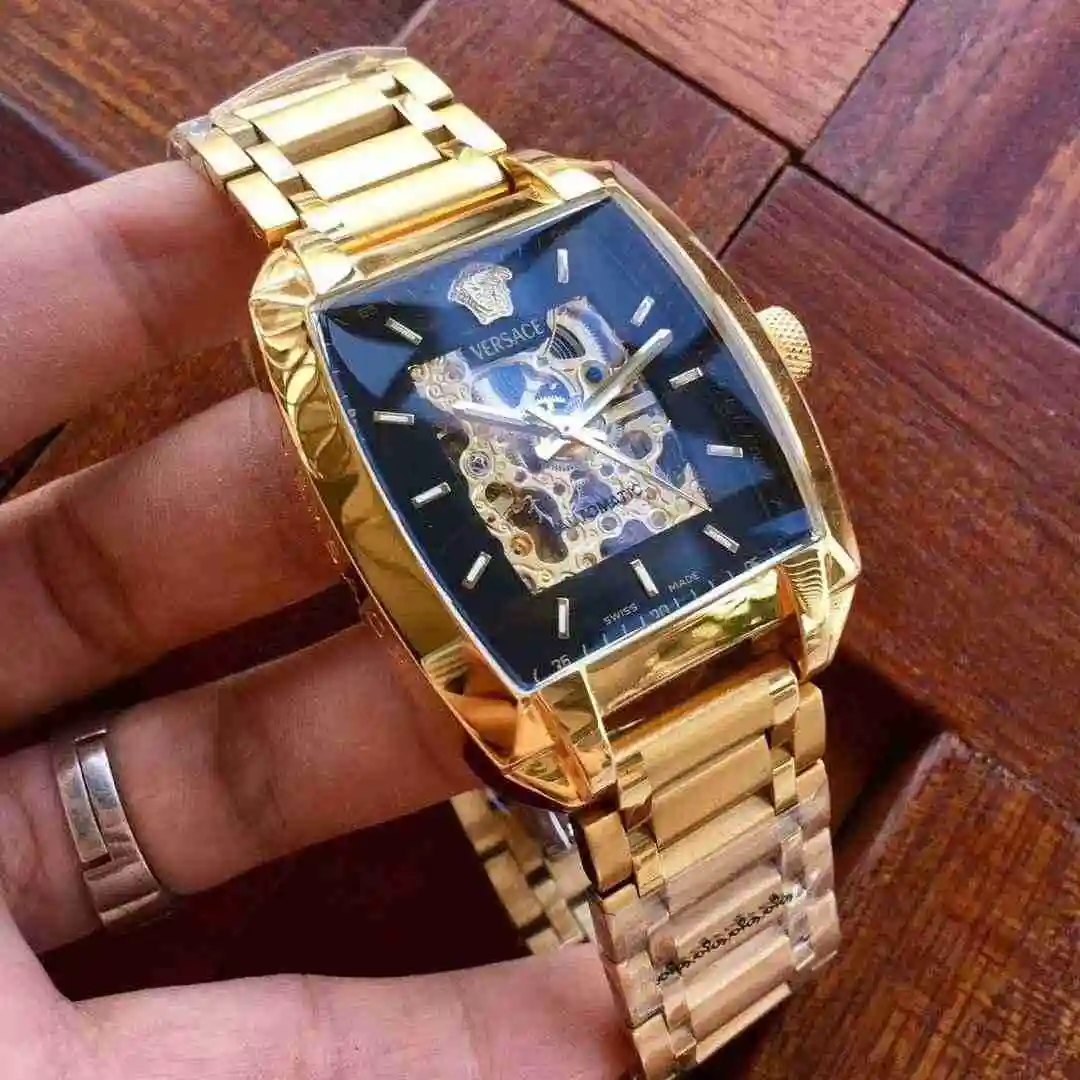 General Watches Versace white 420 rose gold black 440 Watch view 7