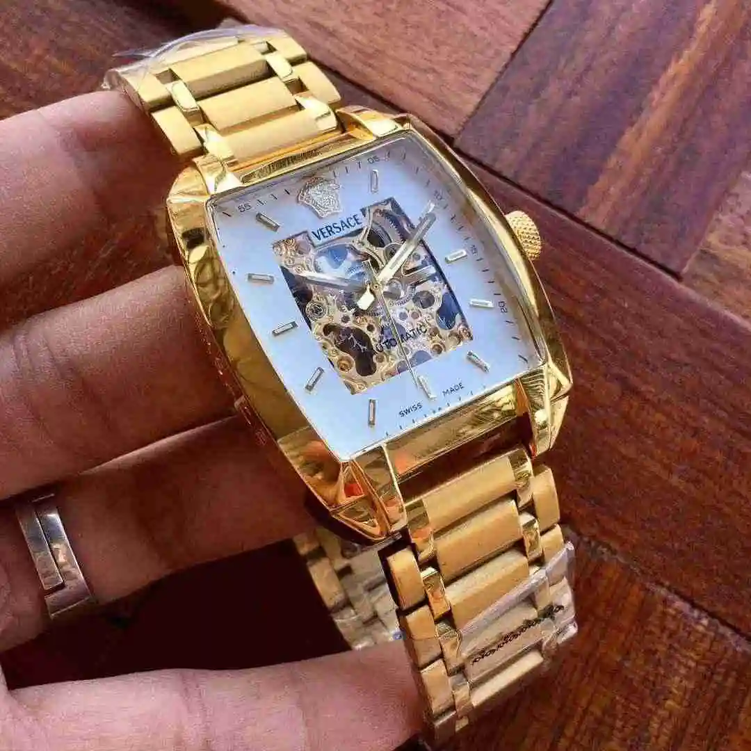 General Watches Versace white 420 rose gold black 440 Watch view 8