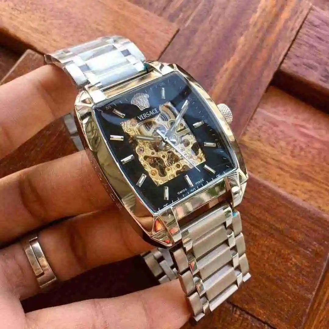 General Watches Versace white 420 rose gold black 440 Watch view 9