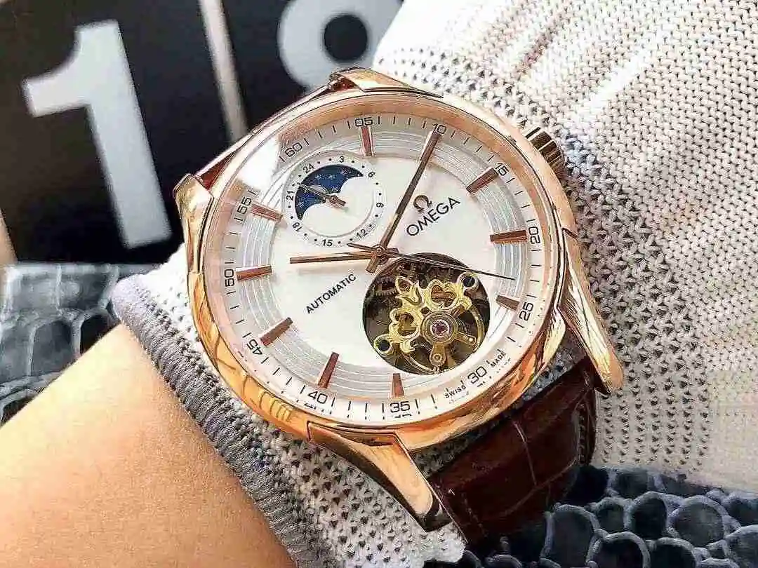 General Watches Omega Watch Men's Watch Paired with Original Fully Automatic Mechanical Movement Top Grade 316 Precision Steel Case with Mineral Super Strong Mirror Diameter 43mm KK04650 view 7
