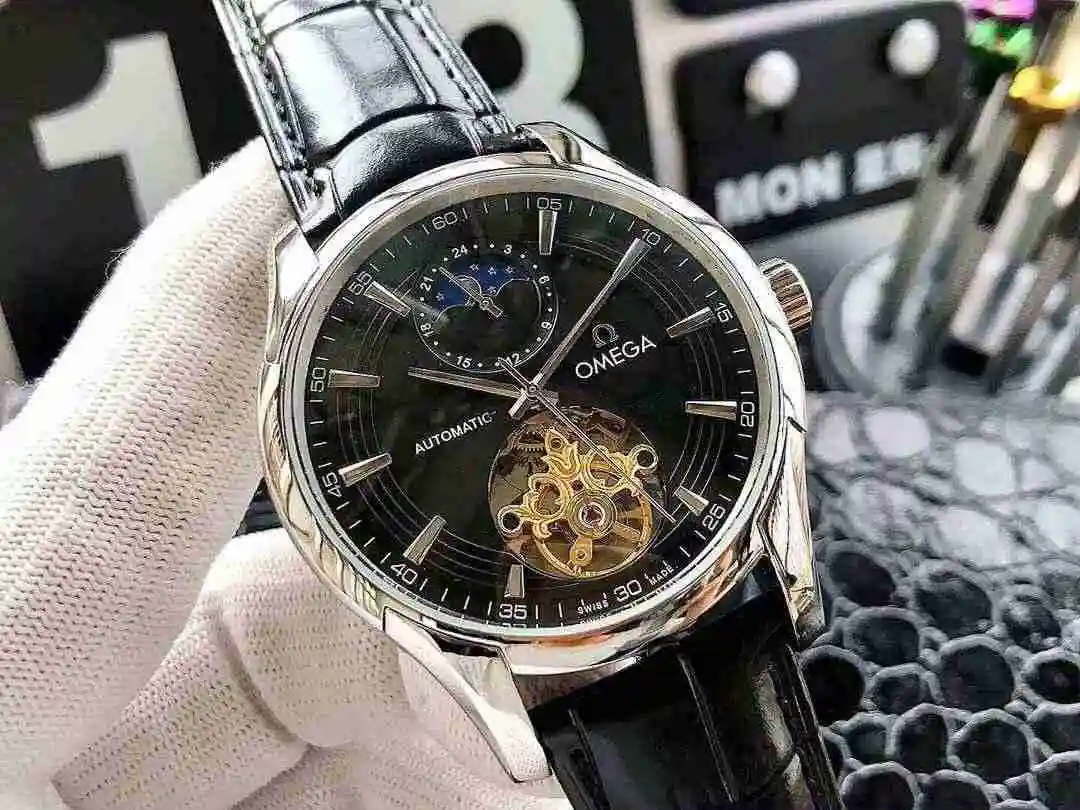 General Watches Omega Watch Men's Watch Paired with Original Fully Automatic Mechanical Movement Top Grade 316 Precision Steel Case with Mineral Super Strong Mirror Diameter 43mm KK04650 view 8