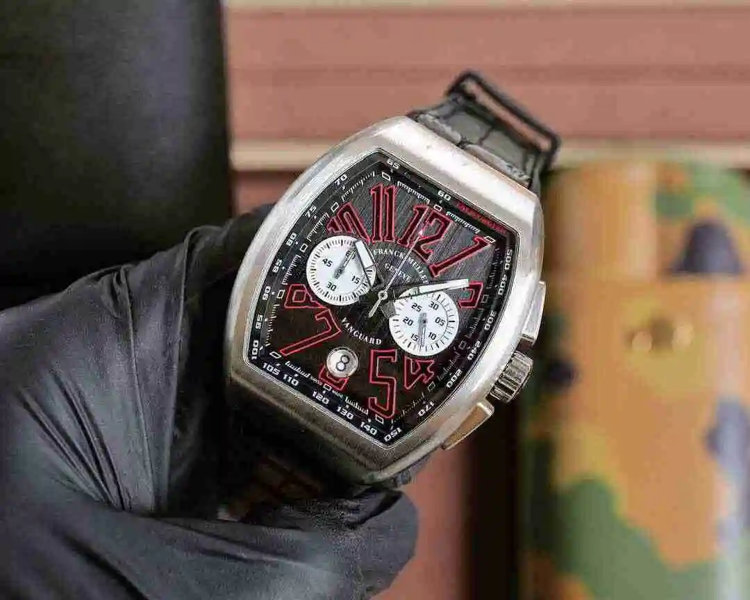 General Watches Franck Muller Frank Watch Men's Watch Paired with Original Fully Automatic Mechanical Movement Top Grade 316 Precision Steel Case with Mineral Super Strong Mirror Diameter 45mm KK06850 1 view 9