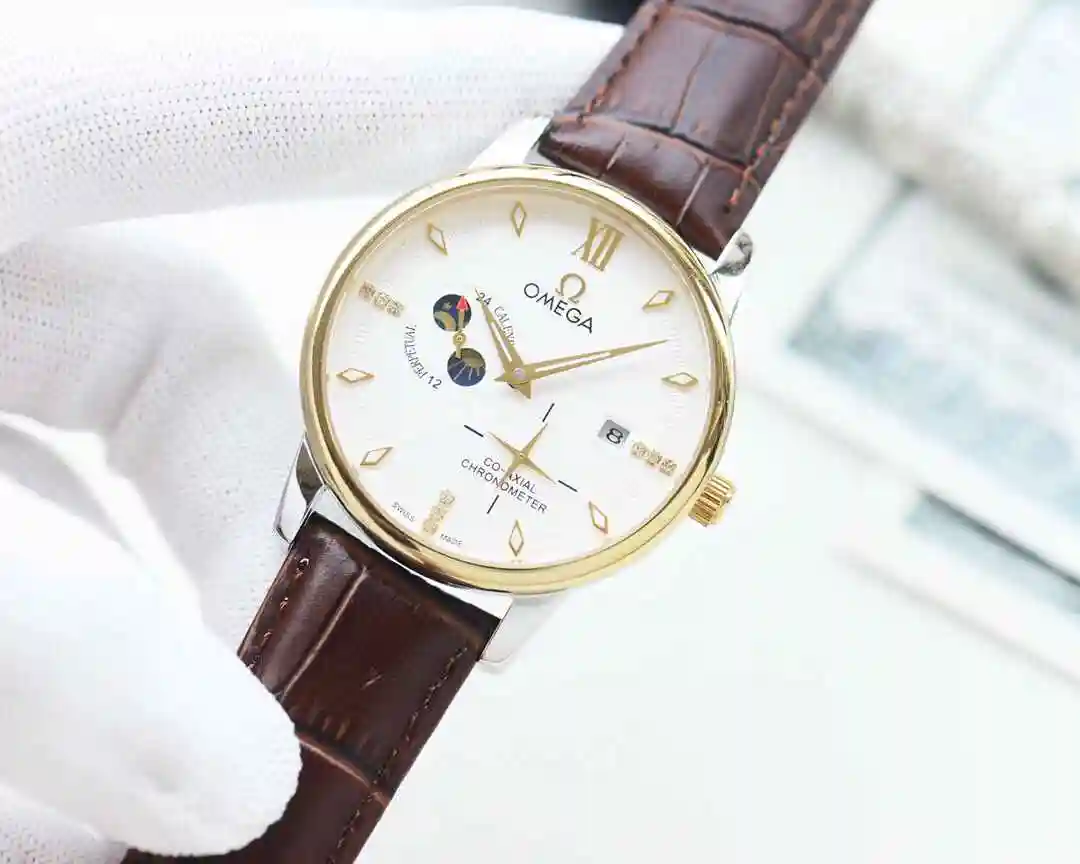 General Watches Omega Watch Men's Watch Paired with Original Fully Automatic Mechanical Movement Top Grade 316 Precision Steel Case with Mineral Super Strong Mirror Diameter 42mm KK04450 view 5
