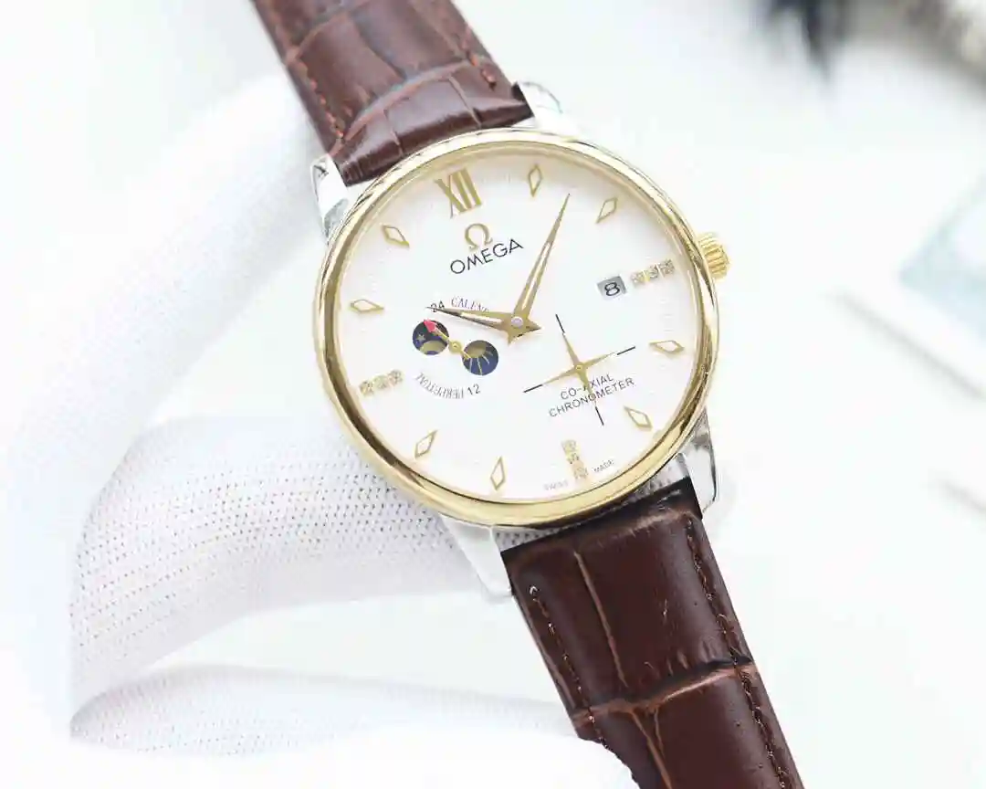General Watches Omega Watch Men's Watch Paired with Original Fully Automatic Mechanical Movement Top Grade 316 Precision Steel Case with Mineral Super Strong Mirror Diameter 42mm KK04450 view 6