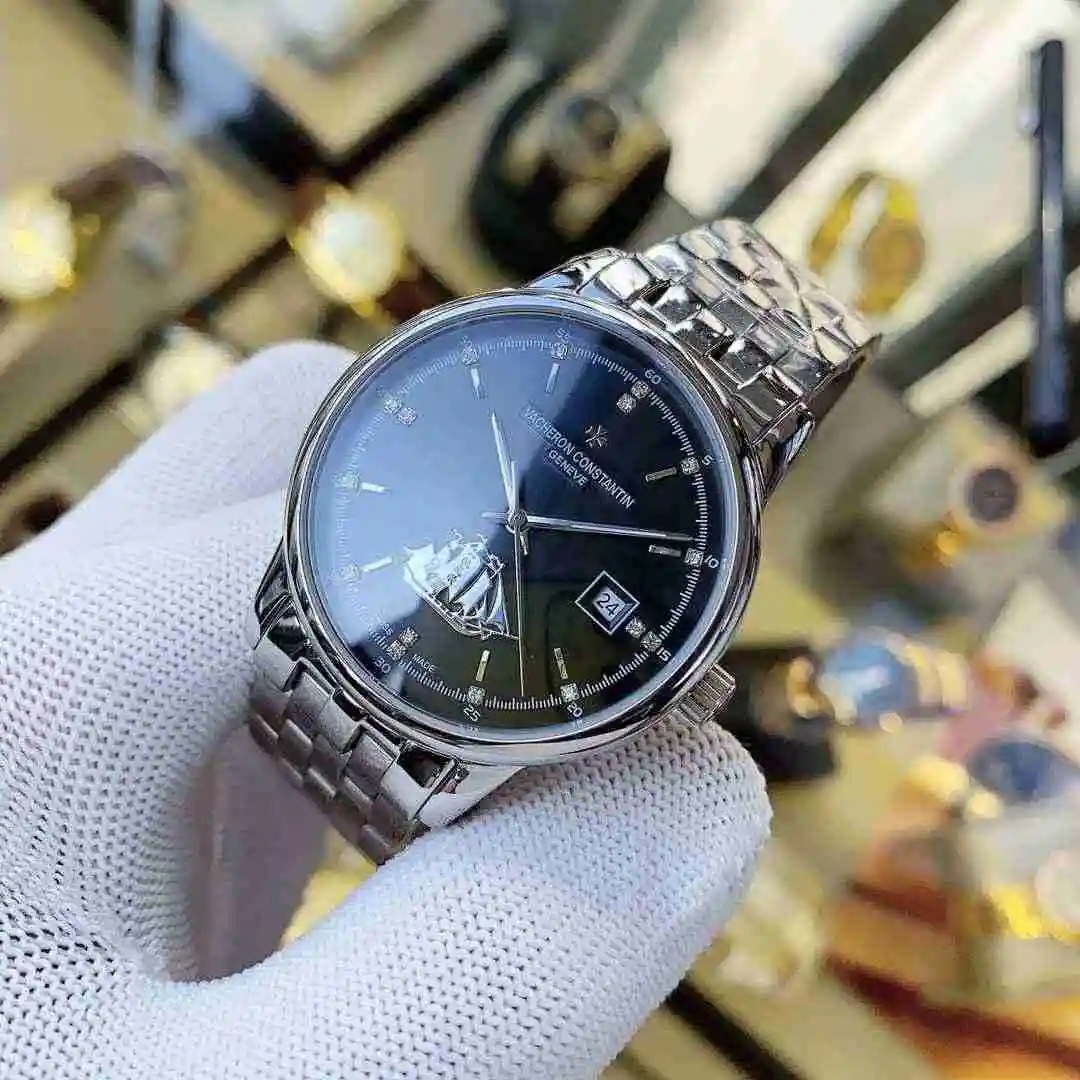 General Watches Vacheron Constantin Jiangshi Dandun White 360 Gold 380 Steel+20 Watch view 7