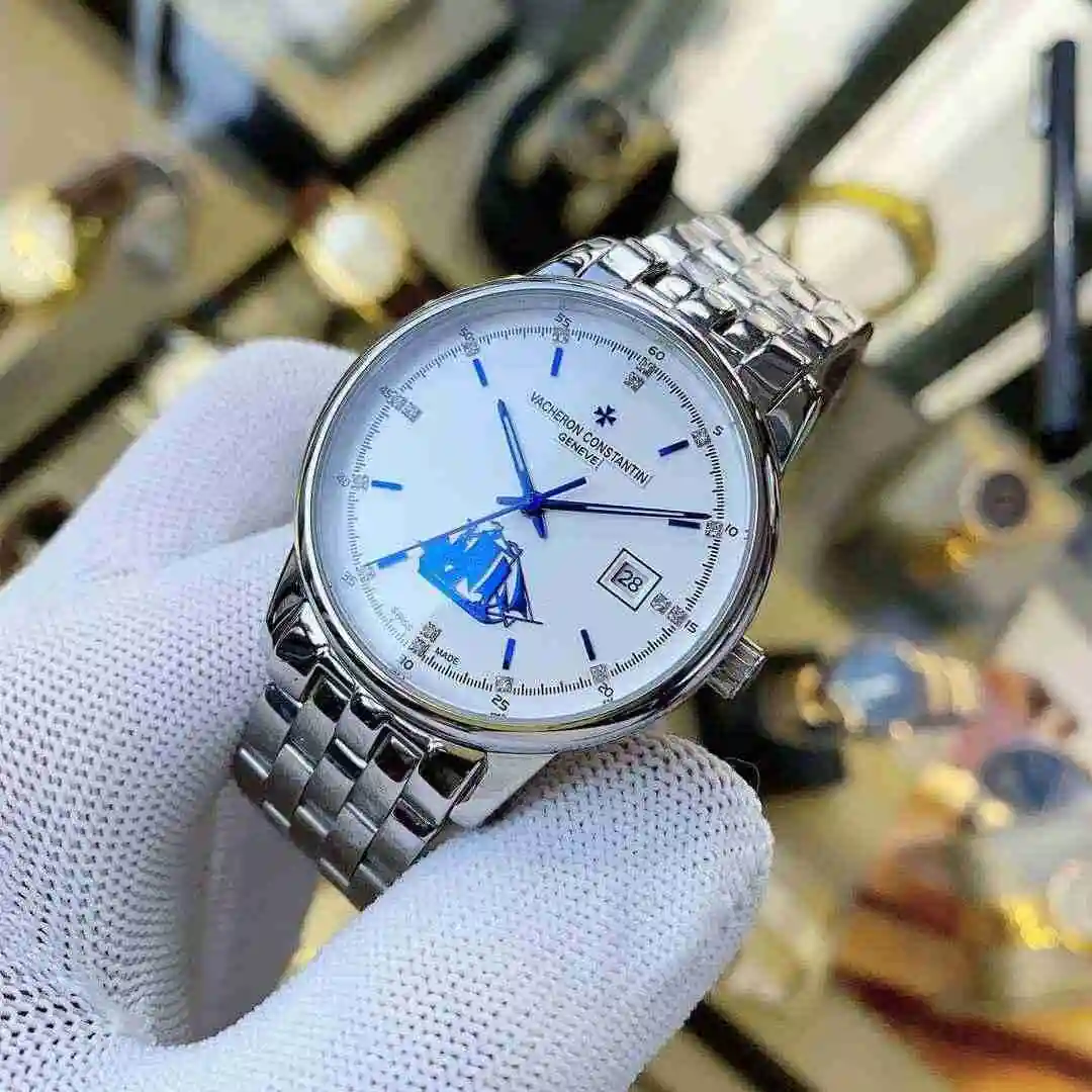 General Watches Vacheron Constantin Jiangshi Dandun White 360 Gold 380 Steel+20 Watch view 9