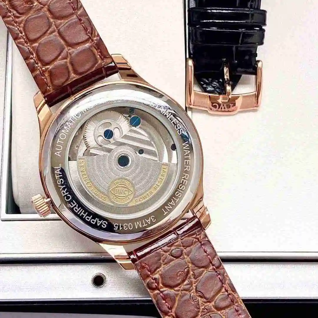 General Watches IWC Wanguo Watch Men's Watch Paired with Original Fully Automatic Mechanical Movement Top Grade 316 Precision Steel Case with Mineral Super Strong Mirror Diameter 42mm KK view 2