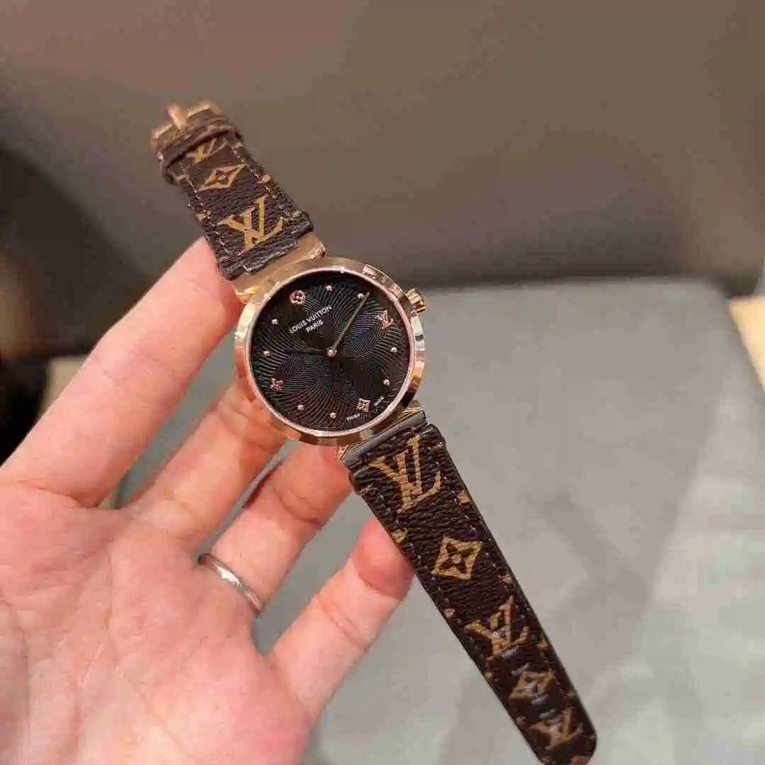General Watches LV watch for women with original fully automatic mechanical movement, top grade 316 precision steel case with mineral super strong mirror diameter 33mm KK02750 view 8