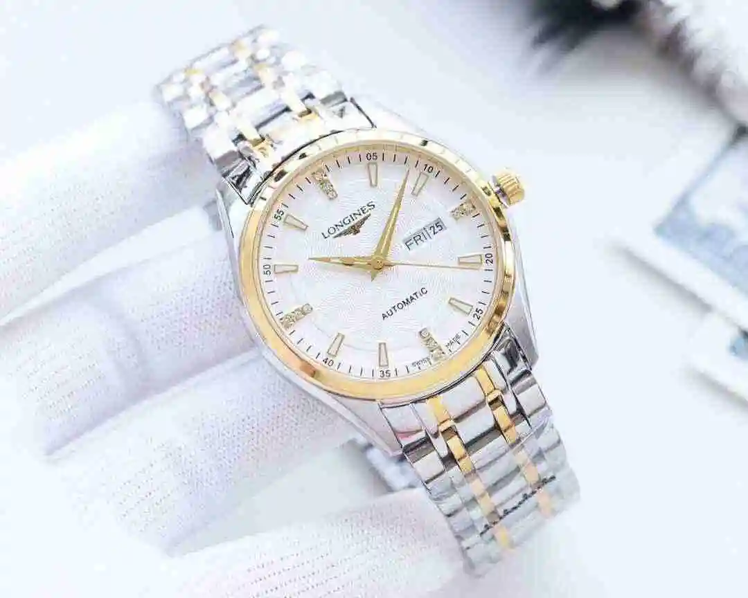 General Watches Longines Watch Men's Watch Paired with Original Fully Automatic Mechanical Movement Top Grade 316 Precision Steel Case with Mineral Super Strong Mirror Diameter 41mm KK04550 view 6