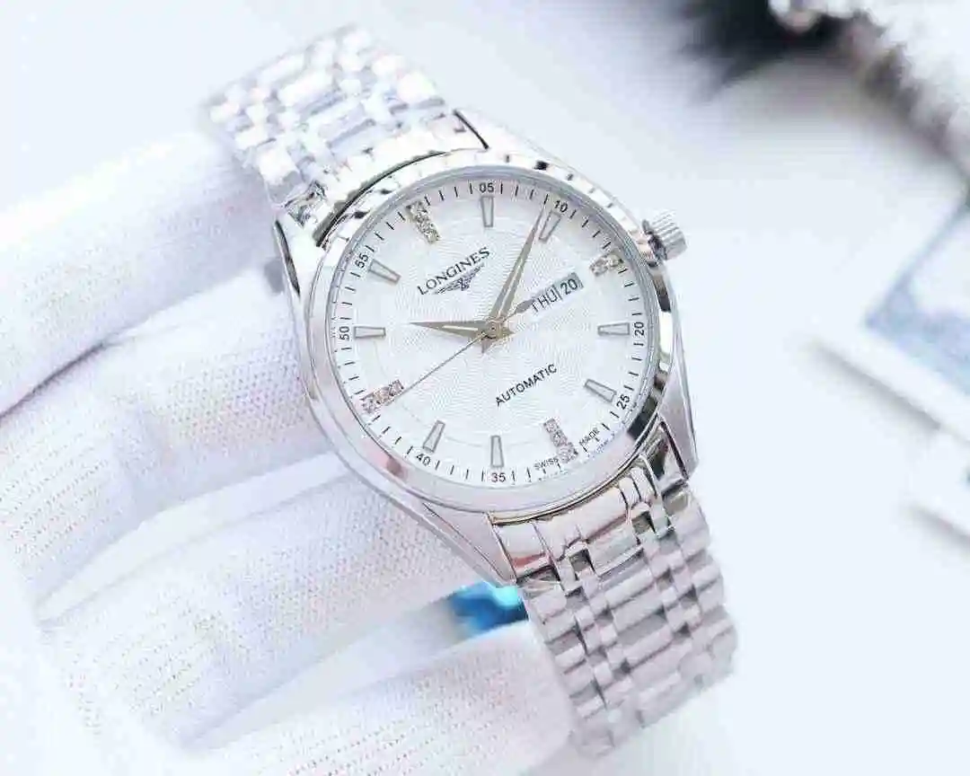 General Watches Longines Watch Men's Watch Paired with Original Fully Automatic Mechanical Movement Top Grade 316 Precision Steel Case with Mineral Super Strong Mirror Diameter 41mm KK04550 view 7