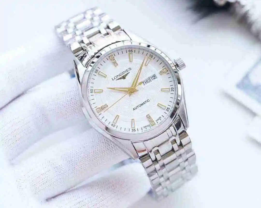 General Watches Longines Watch Men's Watch Paired with Original Fully Automatic Mechanical Movement Top Grade 316 Precision Steel Case with Mineral Super Strong Mirror Diameter 41mm KK04550 view 8