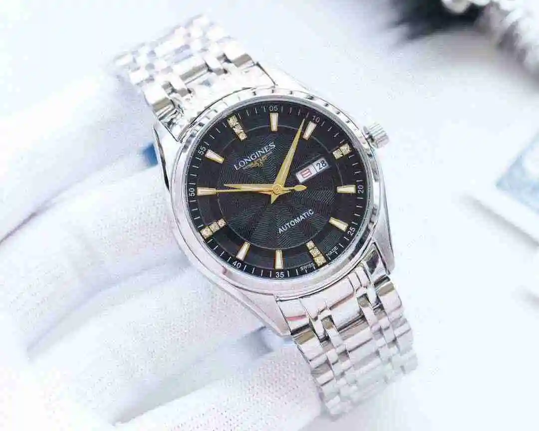General Watches Longines Watch Men's Watch Paired with Original Fully Automatic Mechanical Movement Top Grade 316 Precision Steel Case with Mineral Super Strong Mirror Diameter 41mm KK04550 view 9