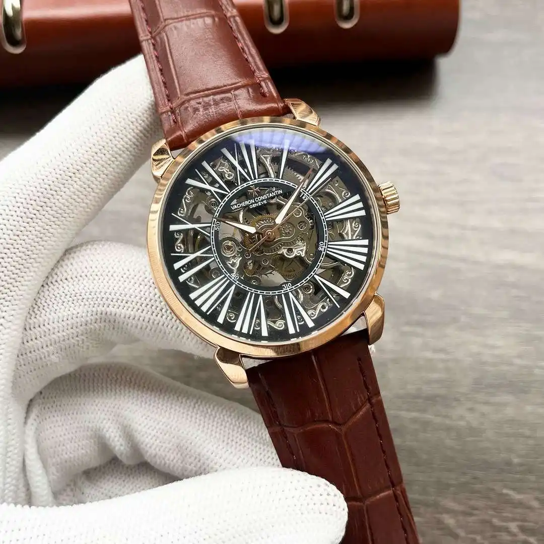 General Watches Vacheron Constantin Watch Jiang@Dun men's watch with original fully automatic mechanical movement, top-grade 316 stainless steel case and strap, mineral super mirror, diameter 42mm KK04250 view 7