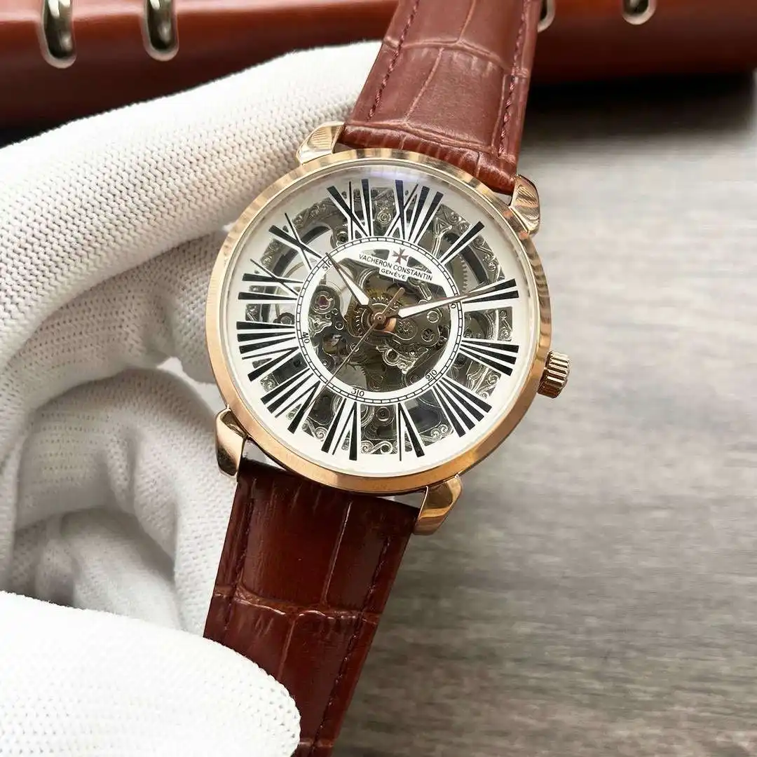 General Watches Vacheron Constantin Watch Jiang@Dun men's watch with original fully automatic mechanical movement, top-grade 316 stainless steel case and strap, mineral super mirror, diameter 42mm KK04250 view 9