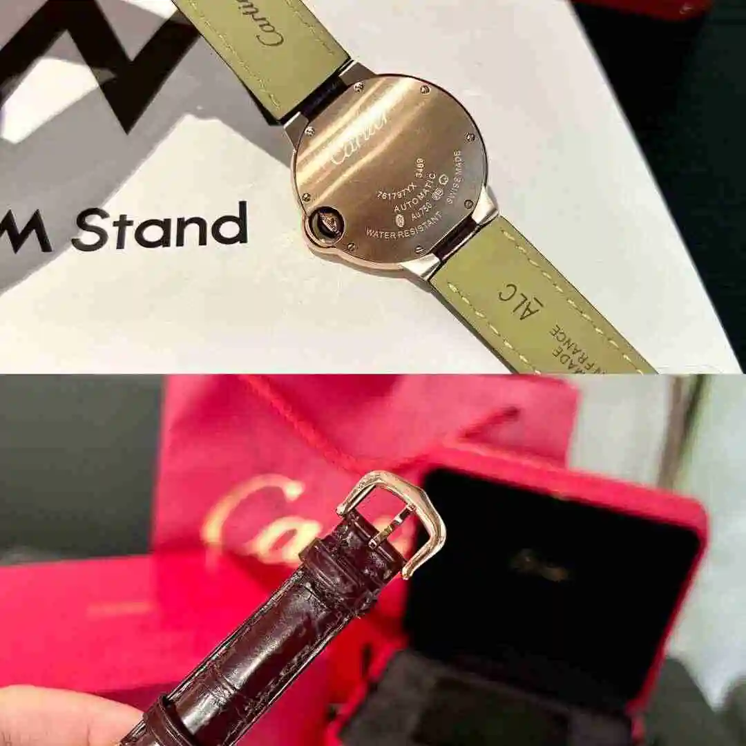 General Watches Cartier Watch Women's Watch Paired with Original Fully Automatic Mechanical Movement Top Grade 316 Precision Steel Case with Mineral Super Strong Mirror Diameter 33mm kk013500 view 2