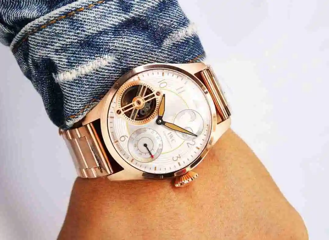 General Watches IWC Wanguo Watch Men's Watch Paired with Original Fully Automatic Mechanical Movement Top Grade 316 Precision Steel Case with Mineral Super Strong Mirror Diameter 46mm KK06500 1 view 5