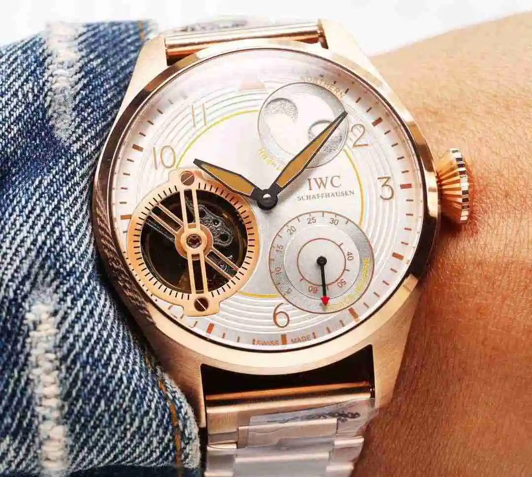 General Watches IWC Wanguo Watch Men's Watch Paired with Original Fully Automatic Mechanical Movement Top Grade 316 Precision Steel Case with Mineral Super Strong Mirror Diameter 46mm KK06500 1 view 6