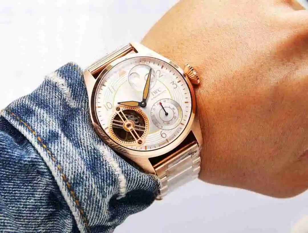 General Watches IWC Wanguo Watch Men's Watch Paired with Original Fully Automatic Mechanical Movement Top Grade 316 Precision Steel Case with Mineral Super Strong Mirror Diameter 46mm KK06500 1 view 7