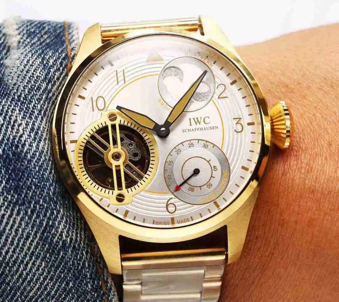 General Watches IWC Wanguo Watch Men's Watch Paired with Original Fully Automatic Mechanical Movement Top Grade 316 Precision Steel Case with Mineral Super Strong Mirror Diameter 46mm KK06500 1 view 9