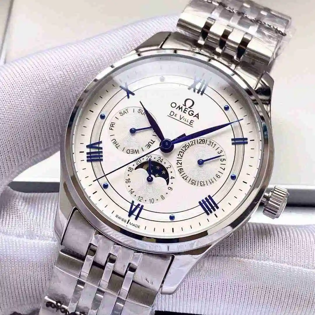 General Watches Omega Watch Men's Watch Paired with Original Fully Automatic Mechanical Movement Top Grade 316 Precision Steel Case Case with Mineral Super Strong Mirror Diameter 40mm KK04850 1 view 3