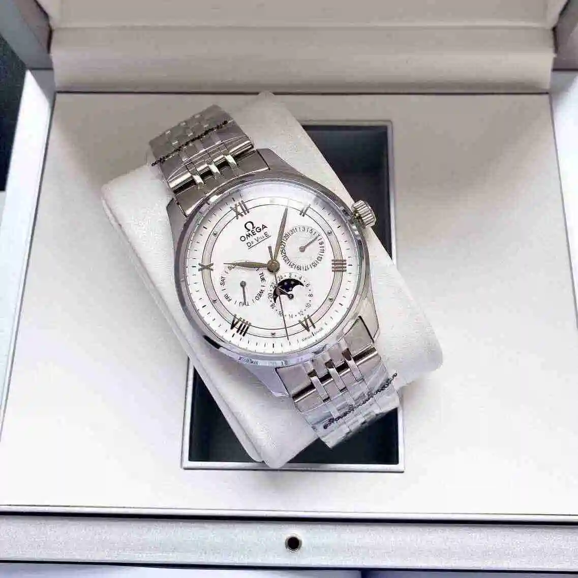 General Watches Omega Watch Men's Watch Paired with Original Fully Automatic Mechanical Movement Top Grade 316 Precision Steel Case Case with Mineral Super Strong Mirror Diameter 40mm KK04850 1 view 4