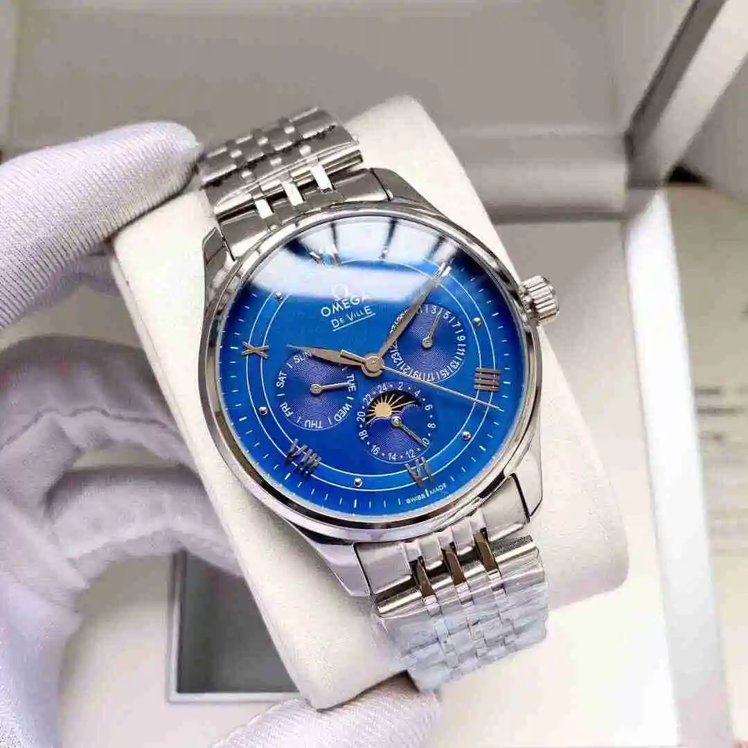General Watches Omega Watch Men's Watch Paired with Original Fully Automatic Mechanical Movement Top Grade 316 Precision Steel Case Case with Mineral Super Strong Mirror Diameter 40mm KK04850 1 view 7