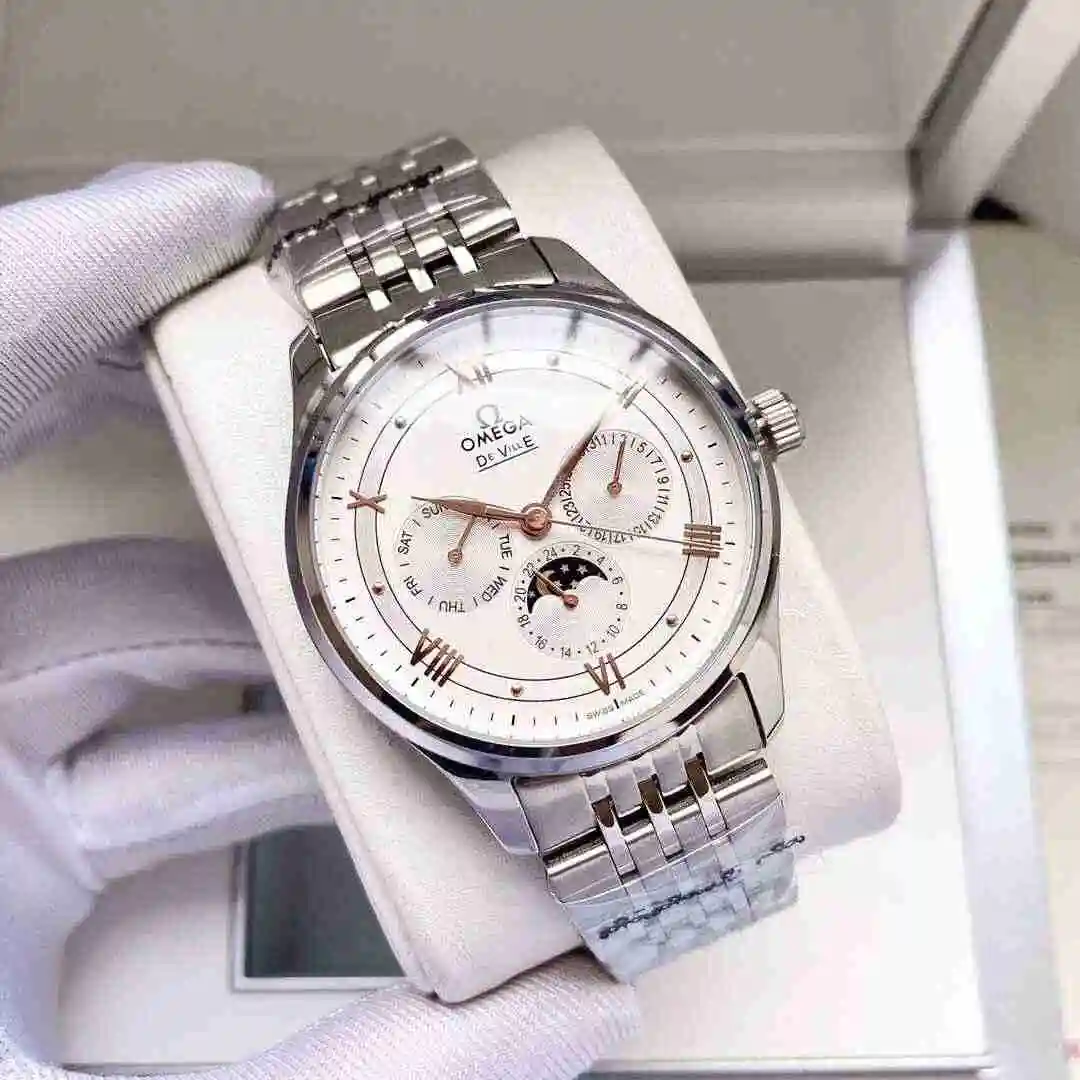 General Watches Omega Watch Men's Watch Paired with Original Fully Automatic Mechanical Movement Top Grade 316 Precision Steel Case Case with Mineral Super Strong Mirror Diameter 40mm KK04850 1 view 8