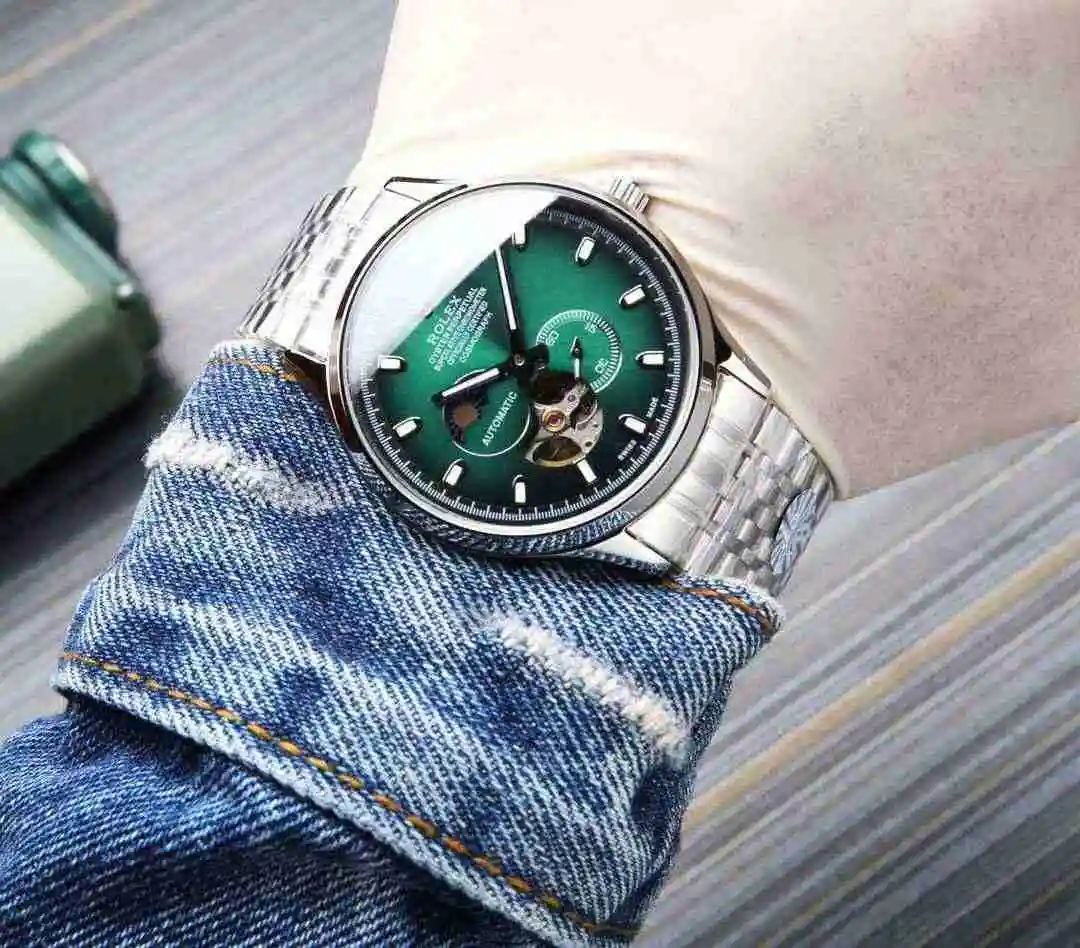 General Watches Rolex Watch Men's Watch Paired with Original Fully Automatic Mechanical Movement Top Grade 316 Precision Steel Case with Mineral Super Strong Mirror Diameter 40mm KK06800 1 view 5