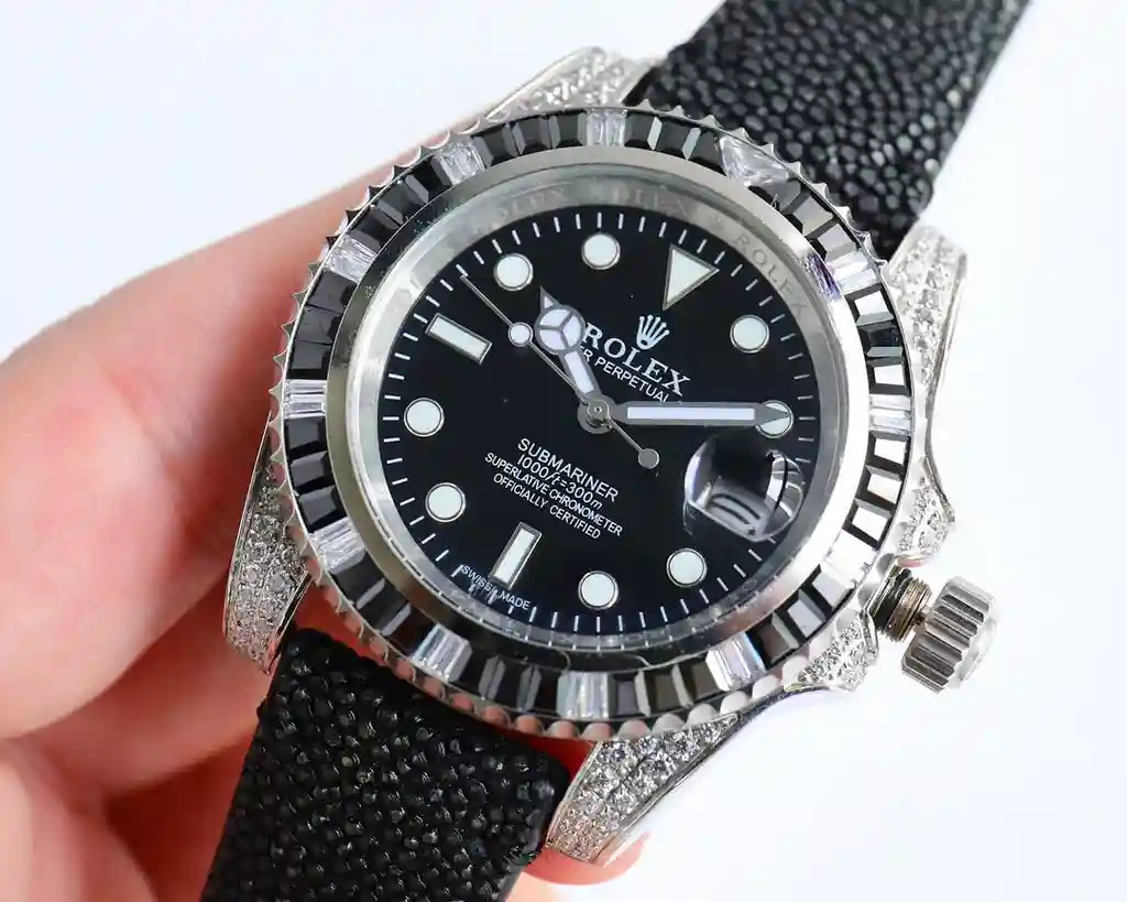 General Watches Rolex watches men's watch with original fully automatic mechanical movement top 316 stainless steel case strap mineral super mirror diameter 40mm KK010500 view 6