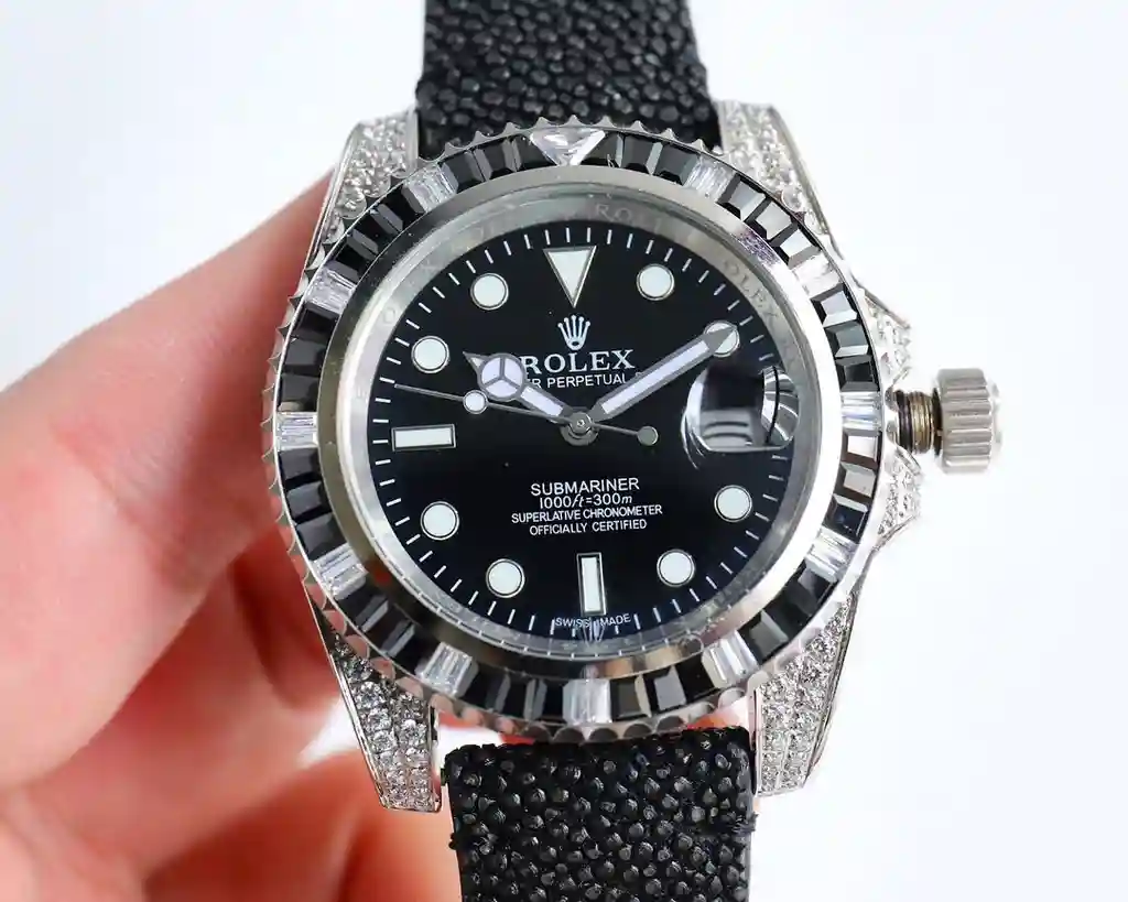 General Watches Rolex watches men's watch with original fully automatic mechanical movement top 316 stainless steel case strap mineral super mirror diameter 40mm KK010500 view 7