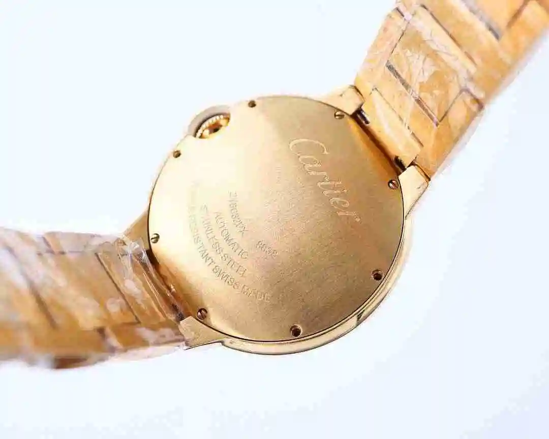 General Watches Cartier Watch Couple Paired Watch Paired with Original Fully Automatic Mechanical Movement Top grade 316 Precision Steel Case with Mineral Super Strong Mirror Diameter Large 42mm Small 33mm kk07500 3 view 3