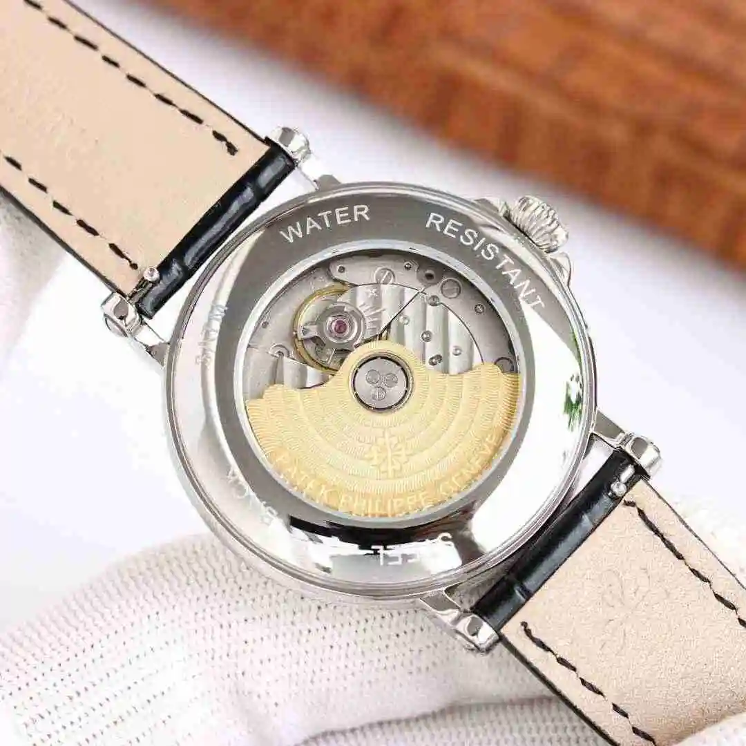 General Watches Patek Philippe Watch Men's Watch Paired with Original Fully Automatic Mechanical Movement Top Grade 316 Precision Steel Case Case with Mineral Super Strong Mirror Diameter 38mm kk014500 view 2
