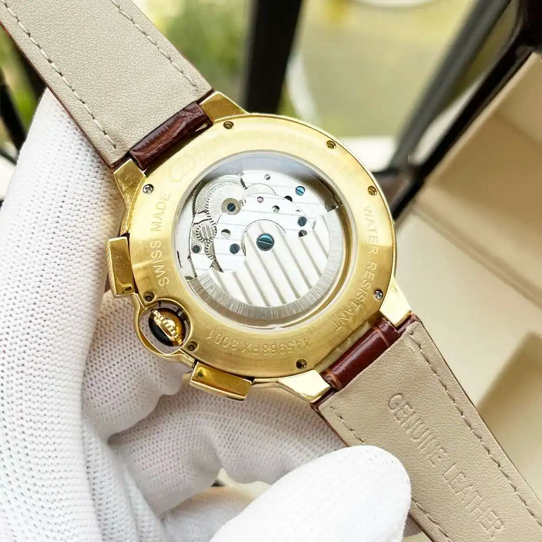 General Watches Watch, men's watch with original fully automatic mechanical movement, top-grade 316 stainless steel case and strap, mineral super mirror, diameter 44mm KK04750 view 3