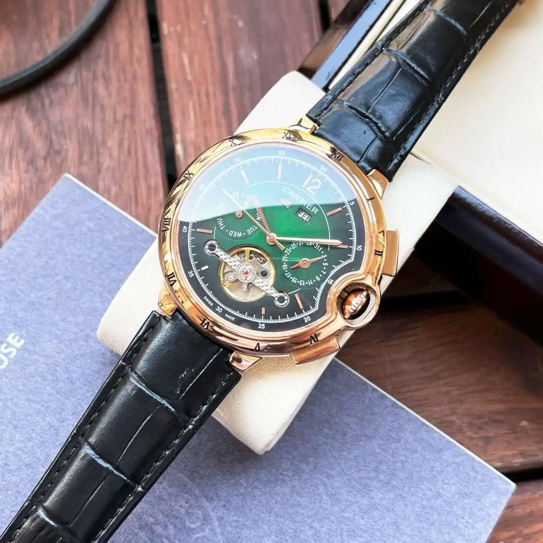 General Watches Watch, men's watch with original fully automatic mechanical movement, top-grade 316 stainless steel case and strap, mineral super mirror, diameter 44mm KK04750 view 4