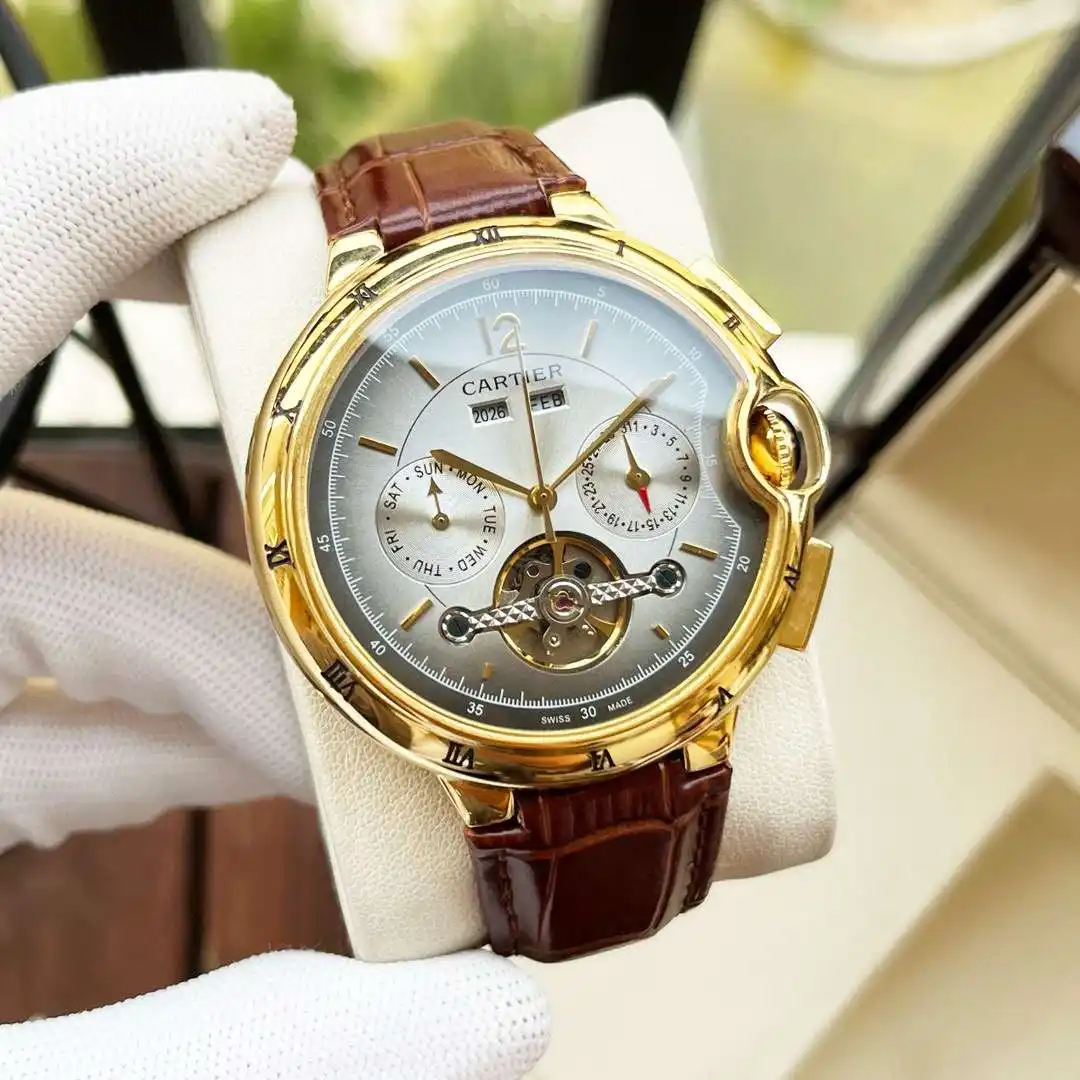 General Watches Watch, men's watch with original fully automatic mechanical movement, top-grade 316 stainless steel case and strap, mineral super mirror, diameter 44mm KK04750 view 6