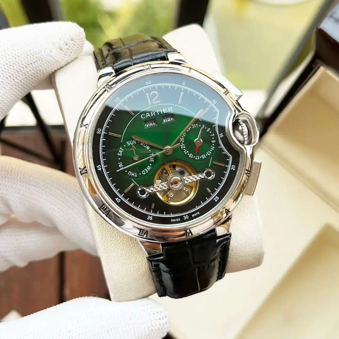 General Watches Watch, men's watch with original fully automatic mechanical movement, top-grade 316 stainless steel case and strap, mineral super mirror, diameter 44mm KK04750 view 7